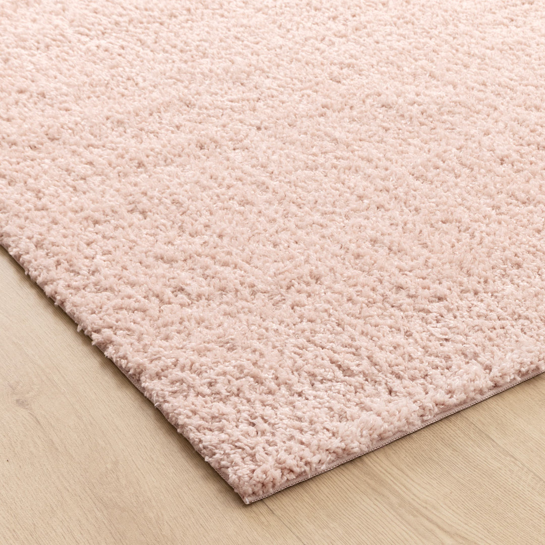 Plush Shaggy Blush Pink Rug