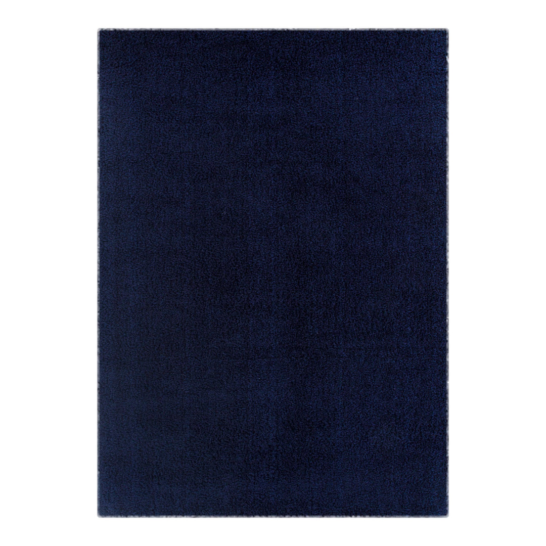 Plush Shaggy Navy Rug