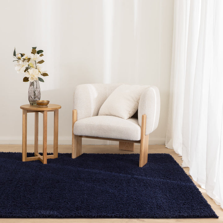 Plush Shaggy Navy Rug