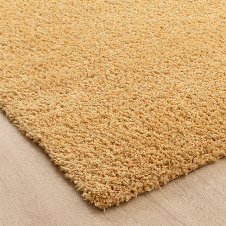 Plush Shaggy Ochre Rug