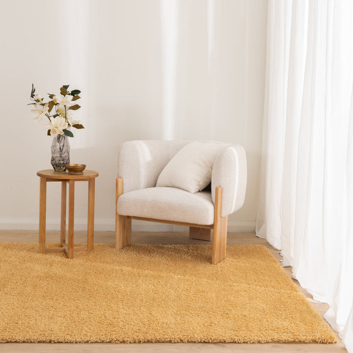 Plush Shaggy Ochre Rug