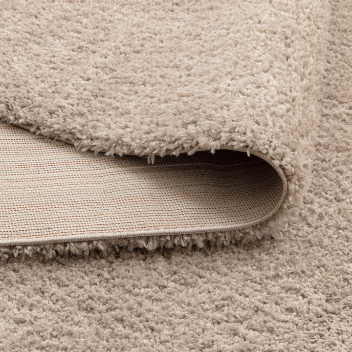 Plush Shaggy Taupe Rug
