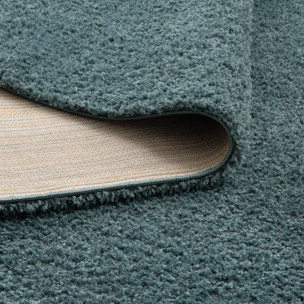 Plush Shaggy Teal Rug