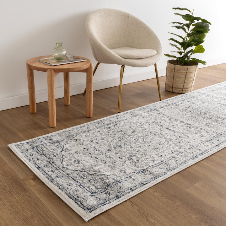 Provence Perols Grey Traditional Rug - 023