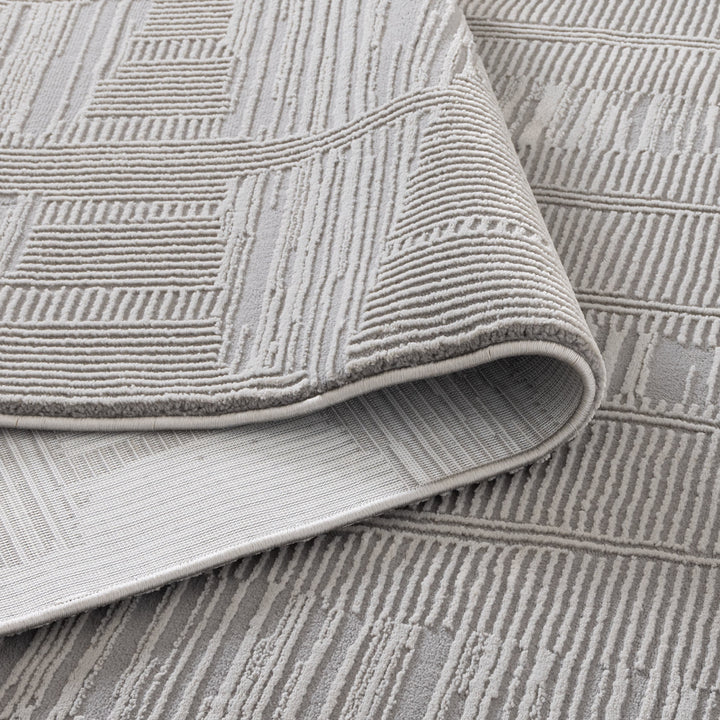 Sign Dimensions Grey Rug S005