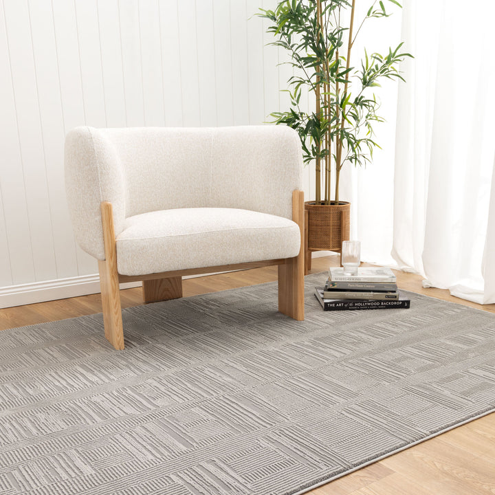 Sign Dimensions Grey Rug S005
