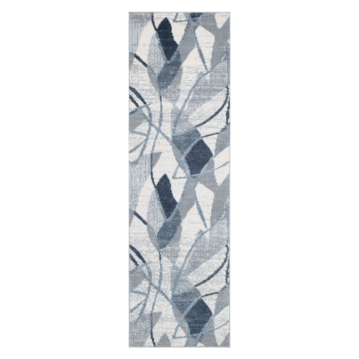 Santana Rhythm Grey Blue Rug - SANTA07
