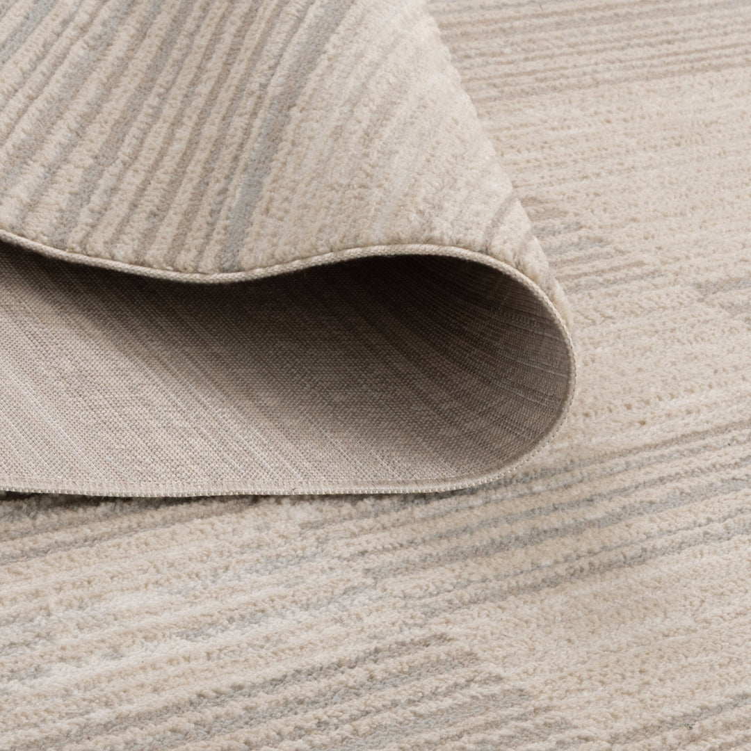 Sierra Lines Brown Grey Rug - New Arrival