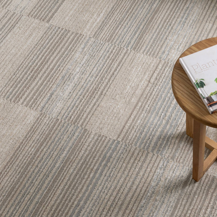Sierra Lines Brown Grey Rug - New Arrival