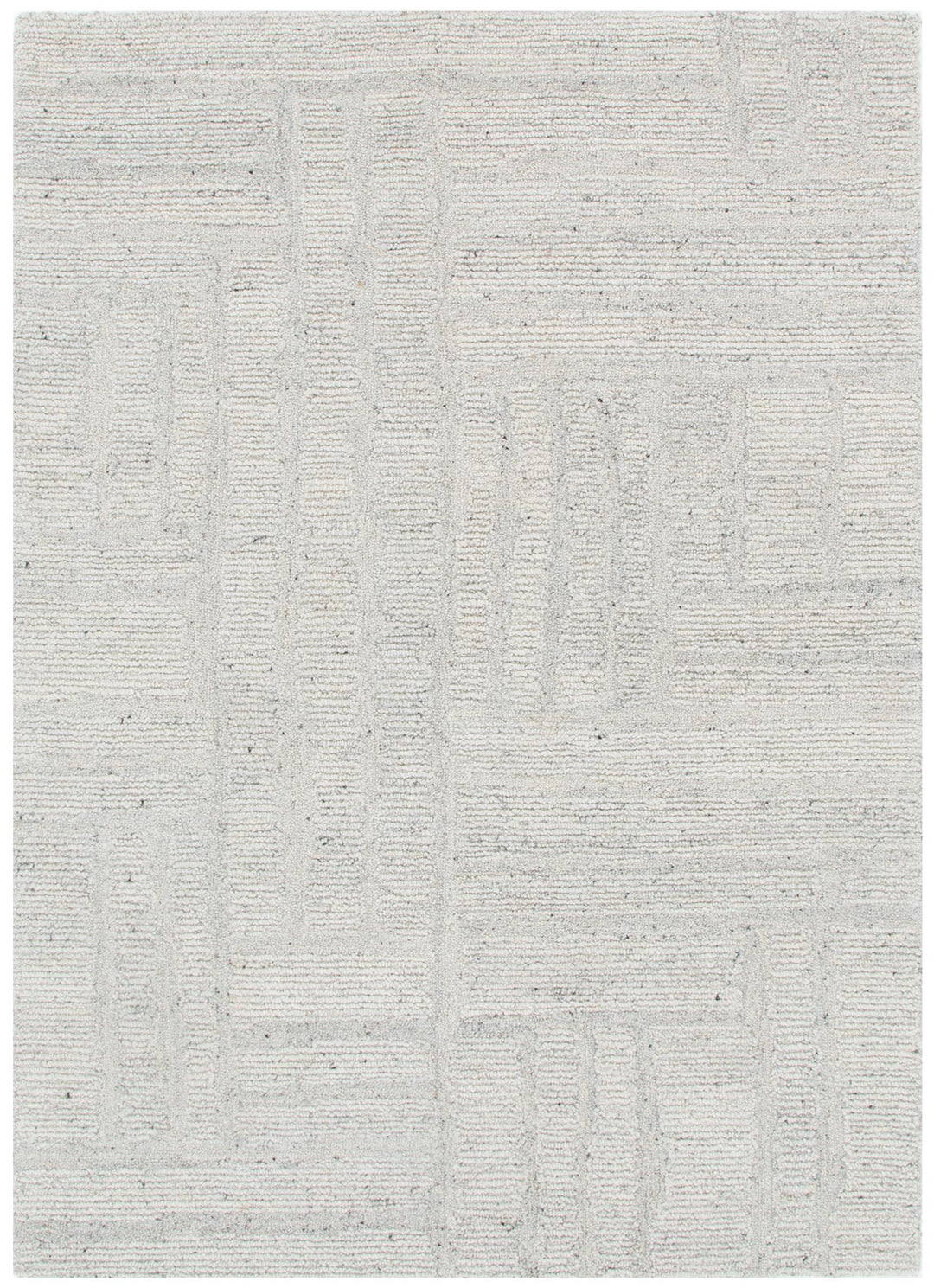 Seren Silver Modern Wool Rug - New Arrival