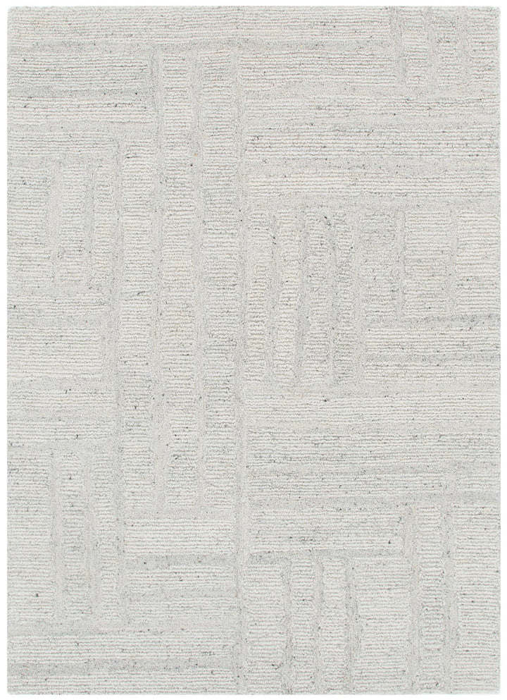 Seren Silver Modern Wool Rug - New Arrival