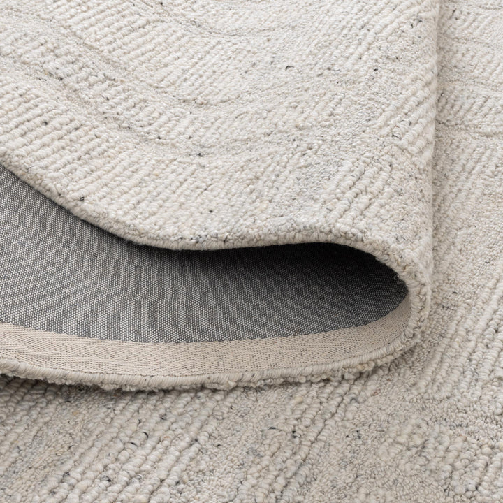 Seren Silver Modern Wool Rug - New Arrival