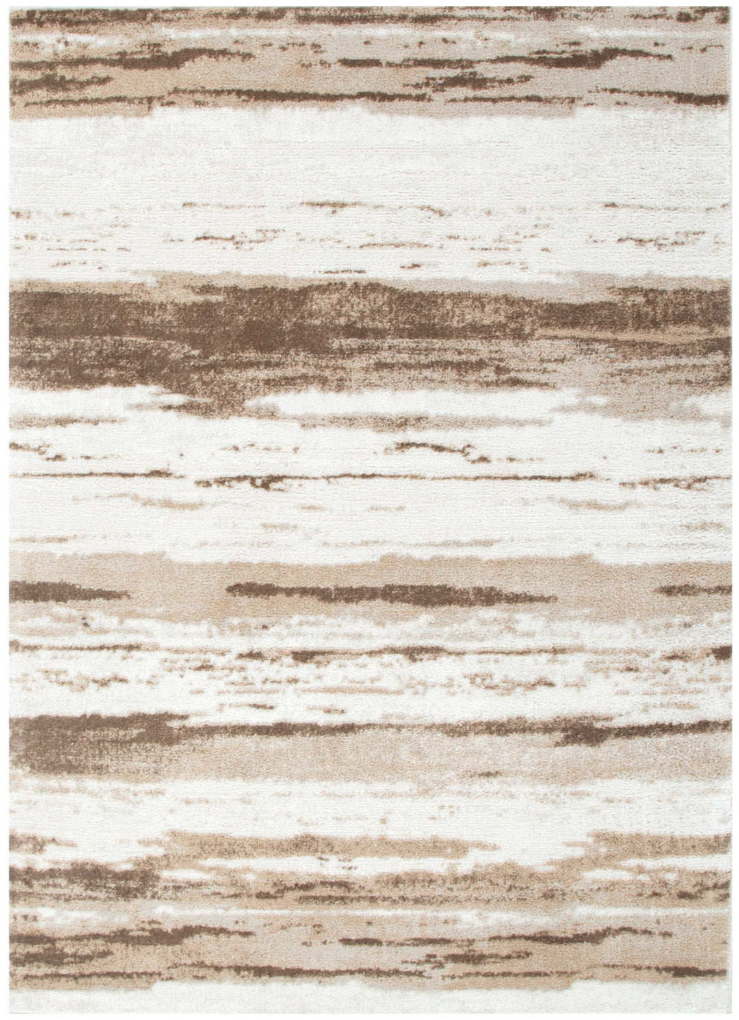 Halo Watercolour Lines Brown Rug (SKY24)