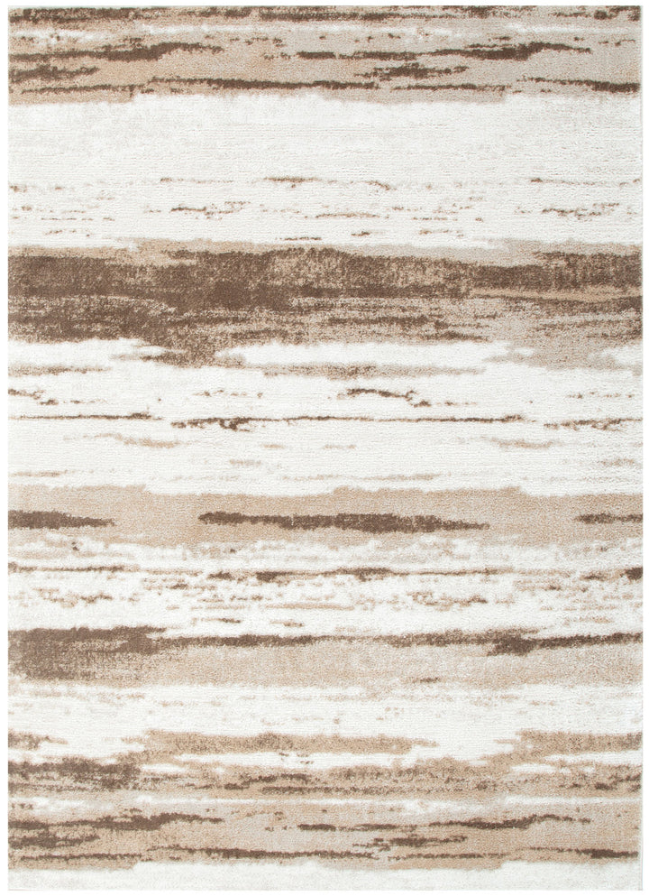 Halo Watercolour Lines Brown Rug (SKY24)