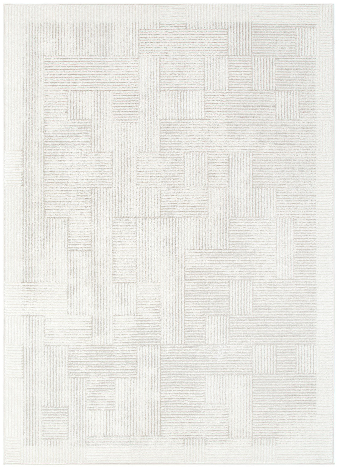 Halo Abstract Lines Beige Rug (SKY25)