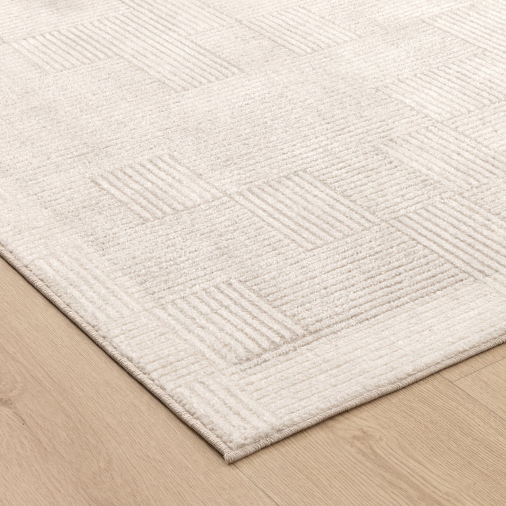 Halo Abstract Lines Beige Rug (SKY25)