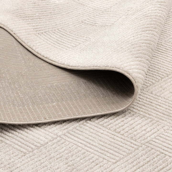 Halo Abstract Lines Beige Rug (SKY25)