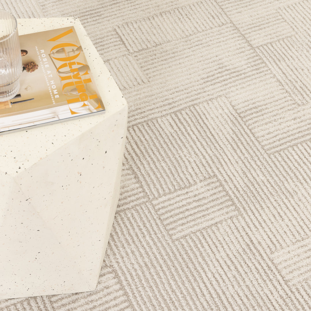 Halo Abstract Lines Beige Rug (SKY25)