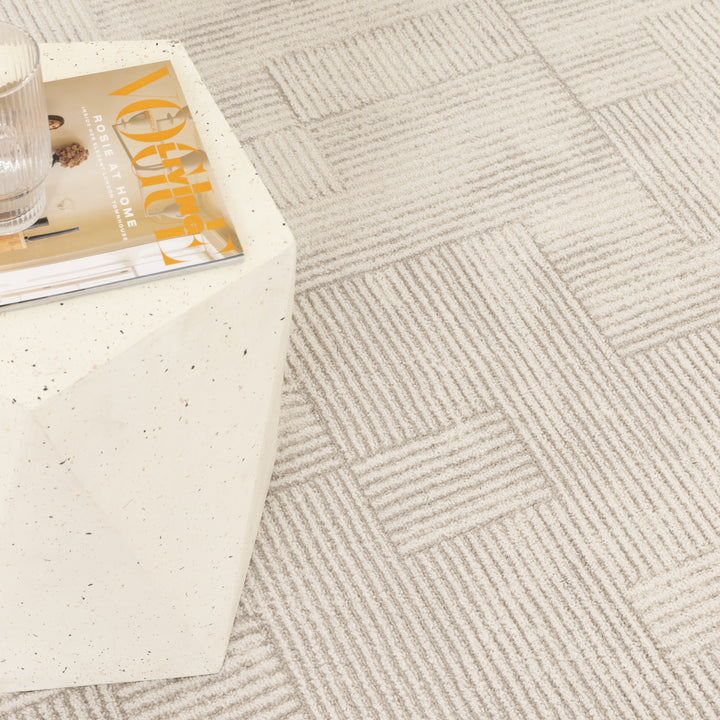 Halo Abstract Lines Beige Rug (SKY25)
