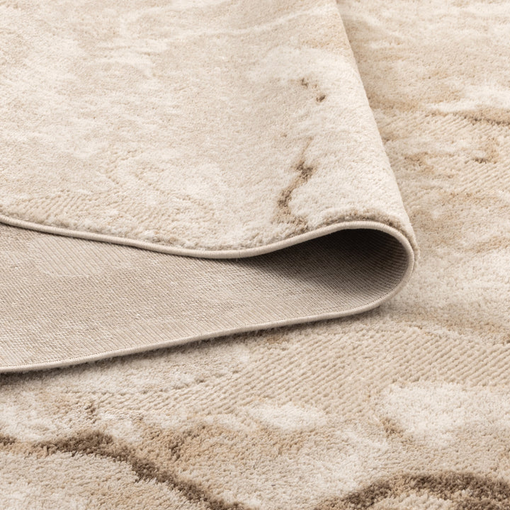 Halo Marble Astract Beige Rug (SKY64)