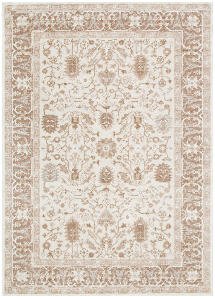 Sierra Oriental Border Beige Rug - New Arrival