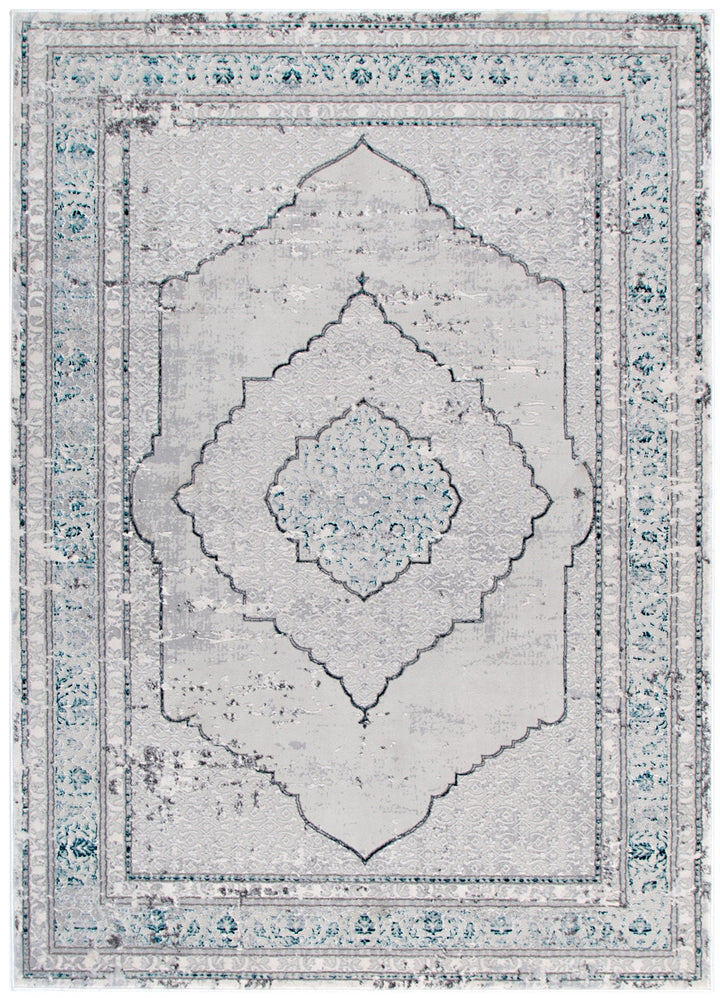 Vestige Oriental Grey Blue Rug - V001