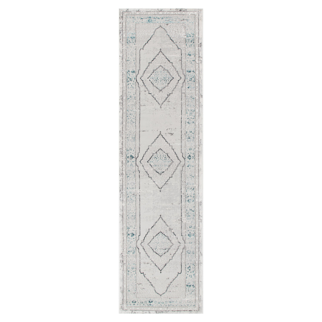 Vestige Oriental Grey Blue Rug - V001