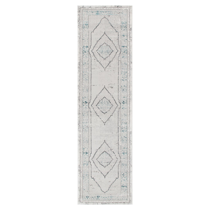 Vestige Oriental Grey Blue Rug - V001