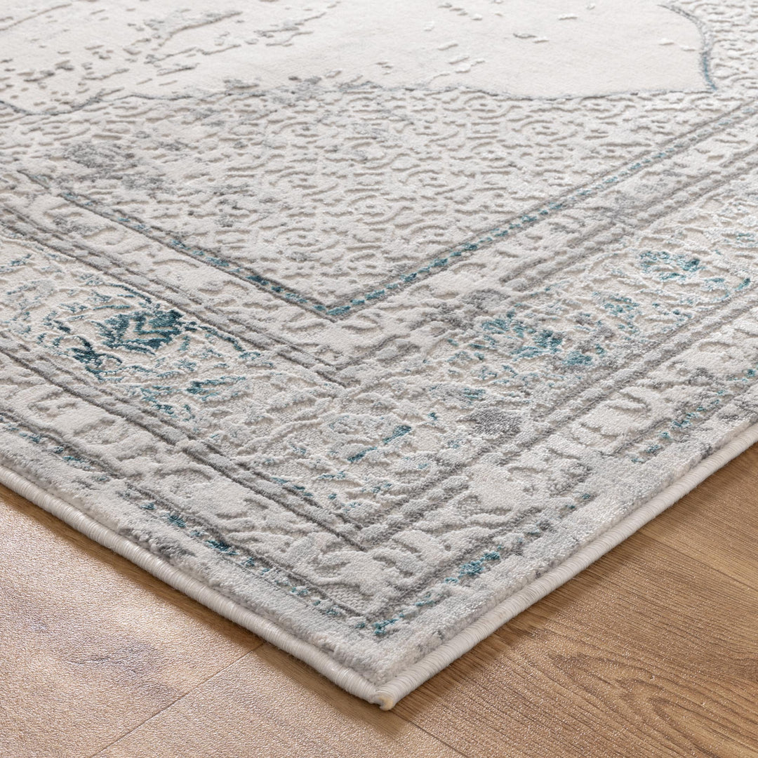 Vestige Oriental Grey Blue Rug - V001
