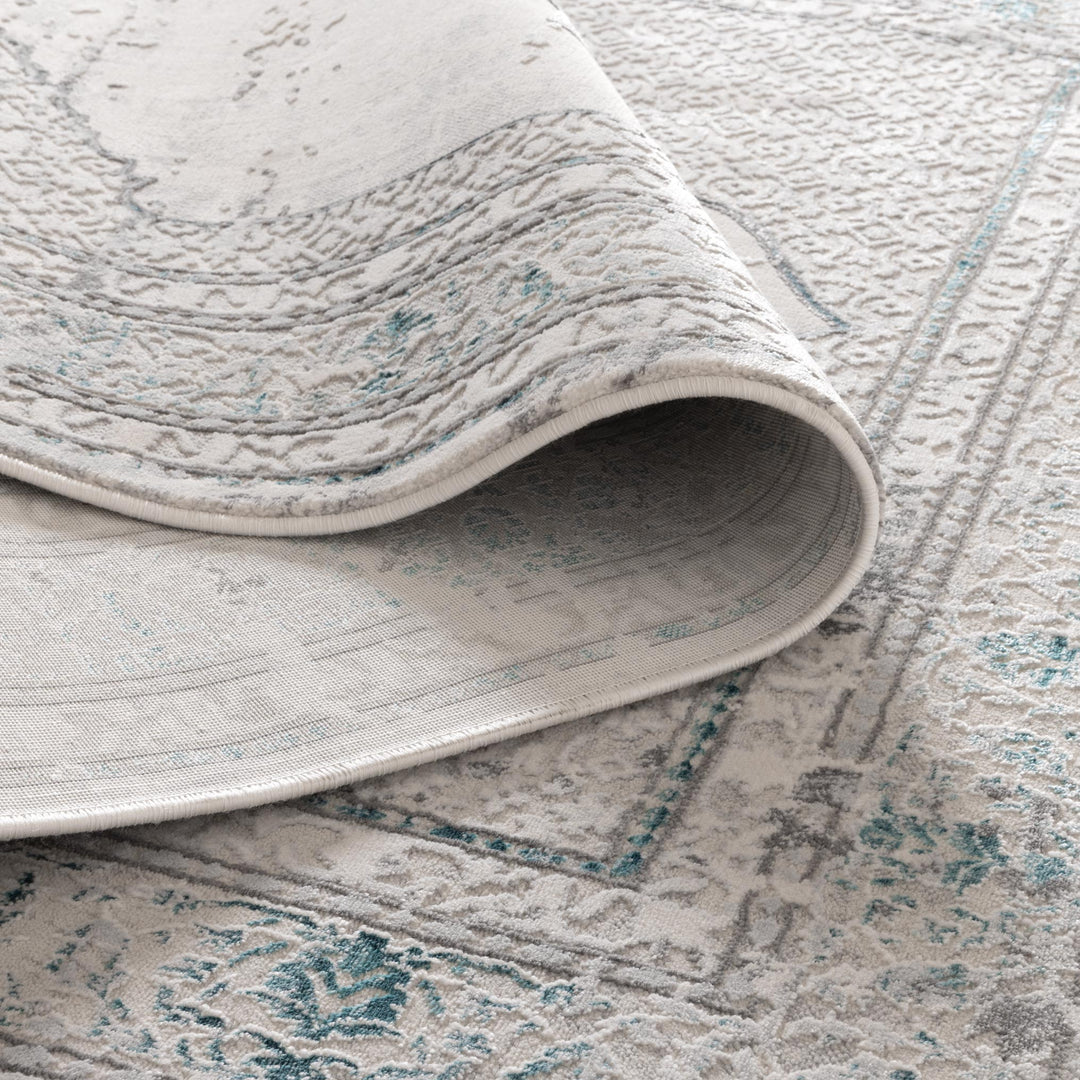Vestige Oriental Grey Blue Rug - V001