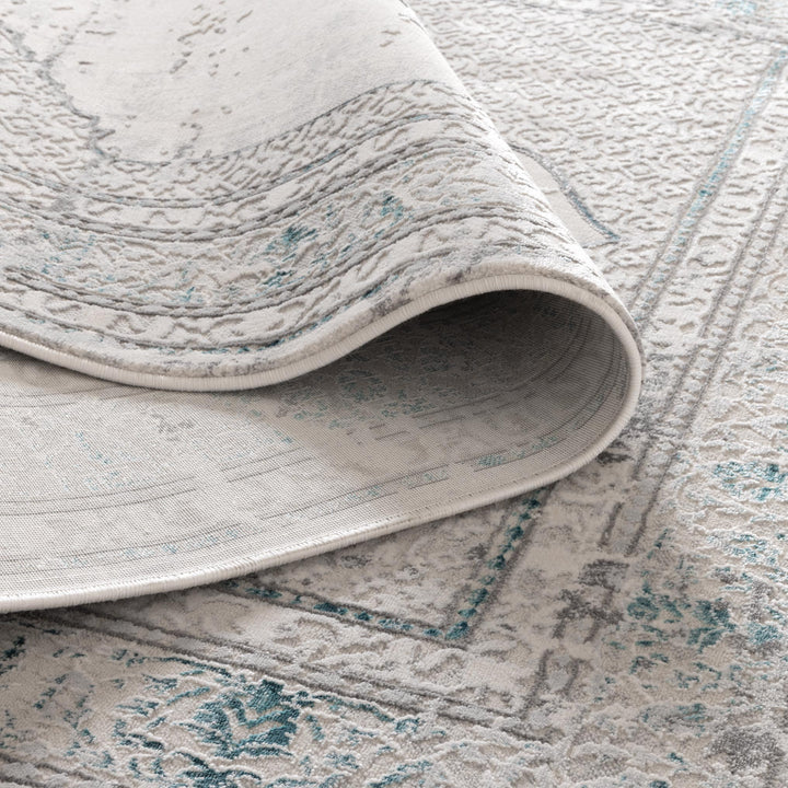 Vestige Oriental Grey Blue Rug - V001