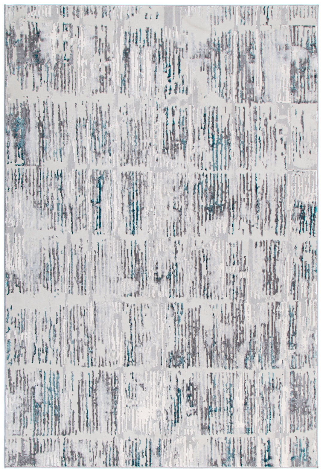 Vestige Abstract Grey Blue Rug - V002