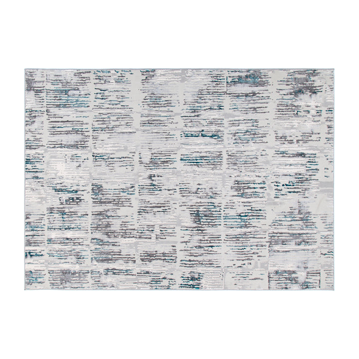 Vestige Abstract Grey Blue Rug - V002