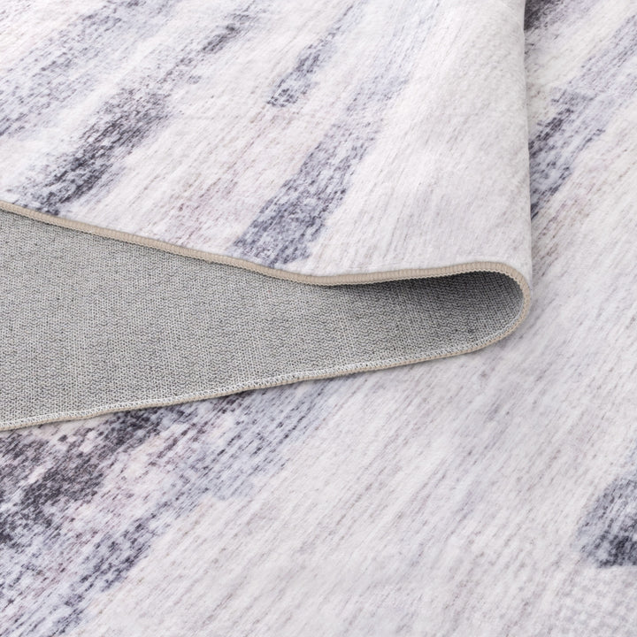 Washwell Blue Multi Abstract Machine Washable Rug - WASH006 - New Arrival