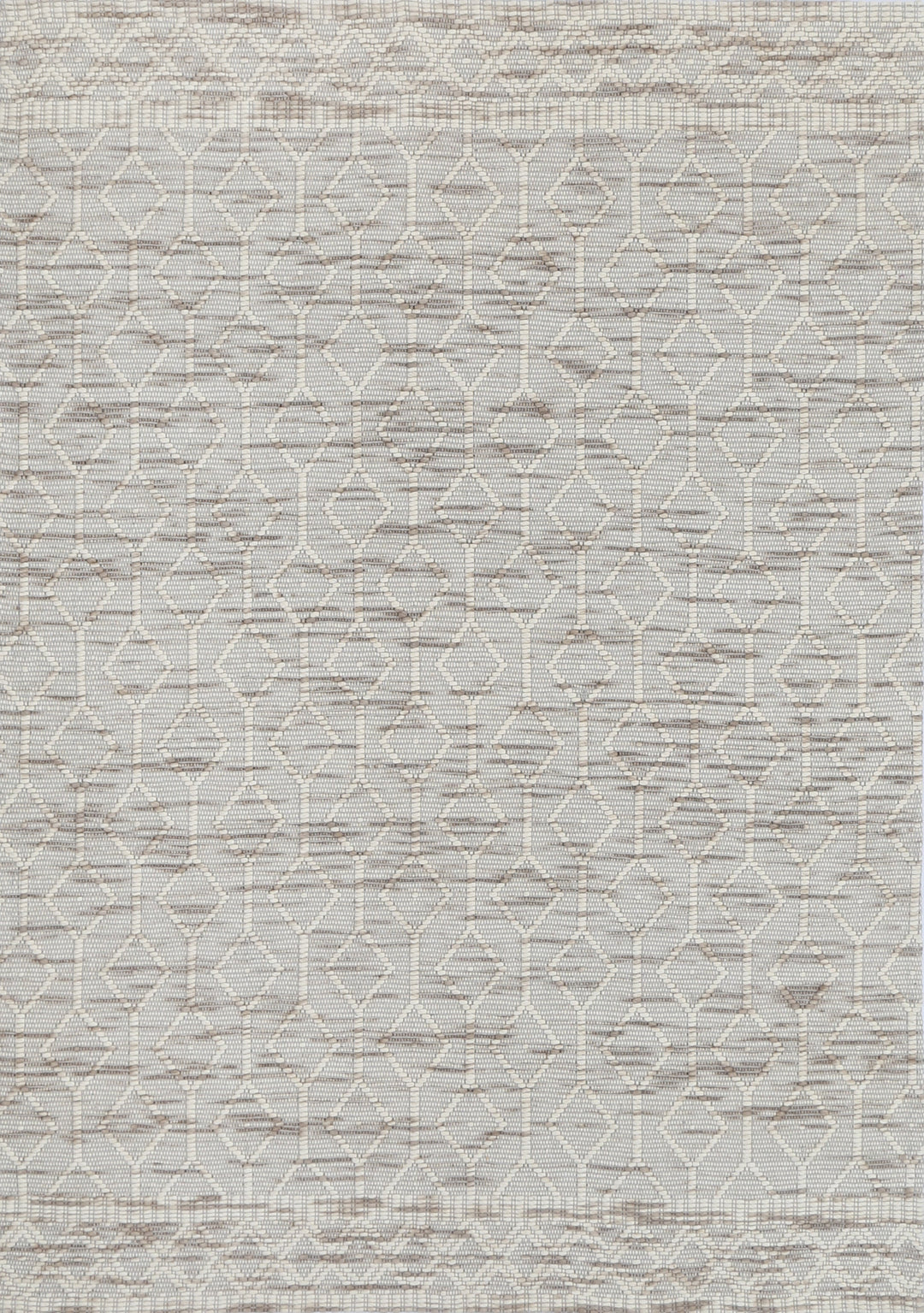 Copacabana Lattice Beige Wool Rug - 2BEIG