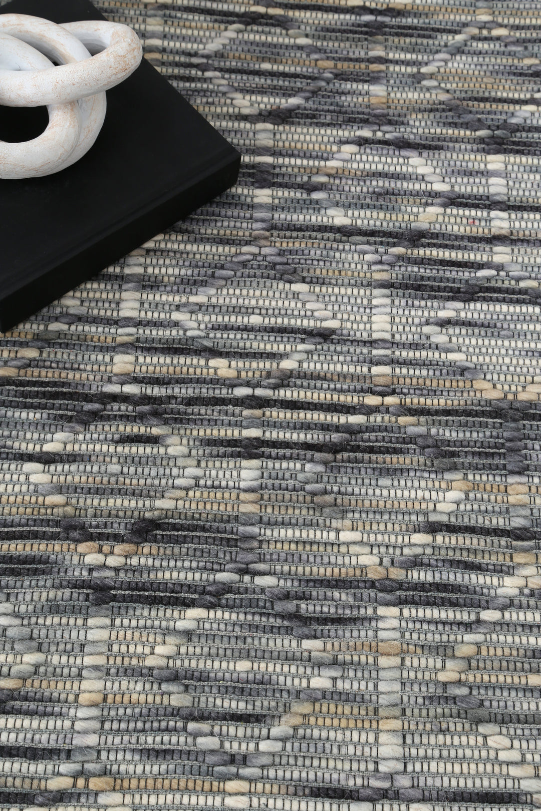 Copacabana Lattice Stone Wool Rug - 2STON – Brand Ventures Pty Ltd
