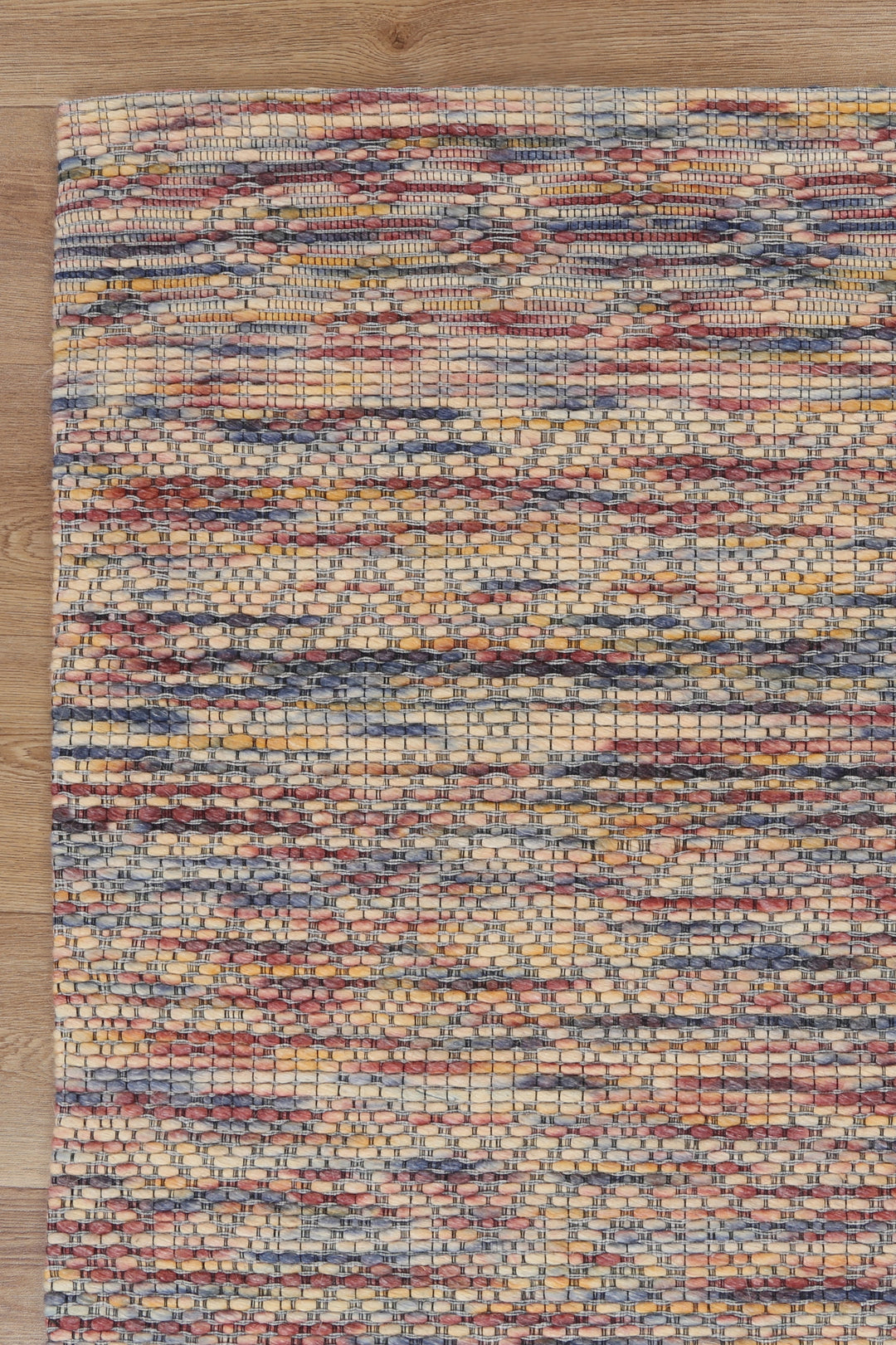 Copacabana Chevron Multi Wool Rug - 4MULT