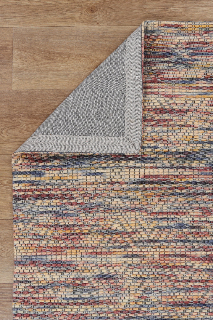 Copacabana Chevron Multi Wool Rug - 4MULT