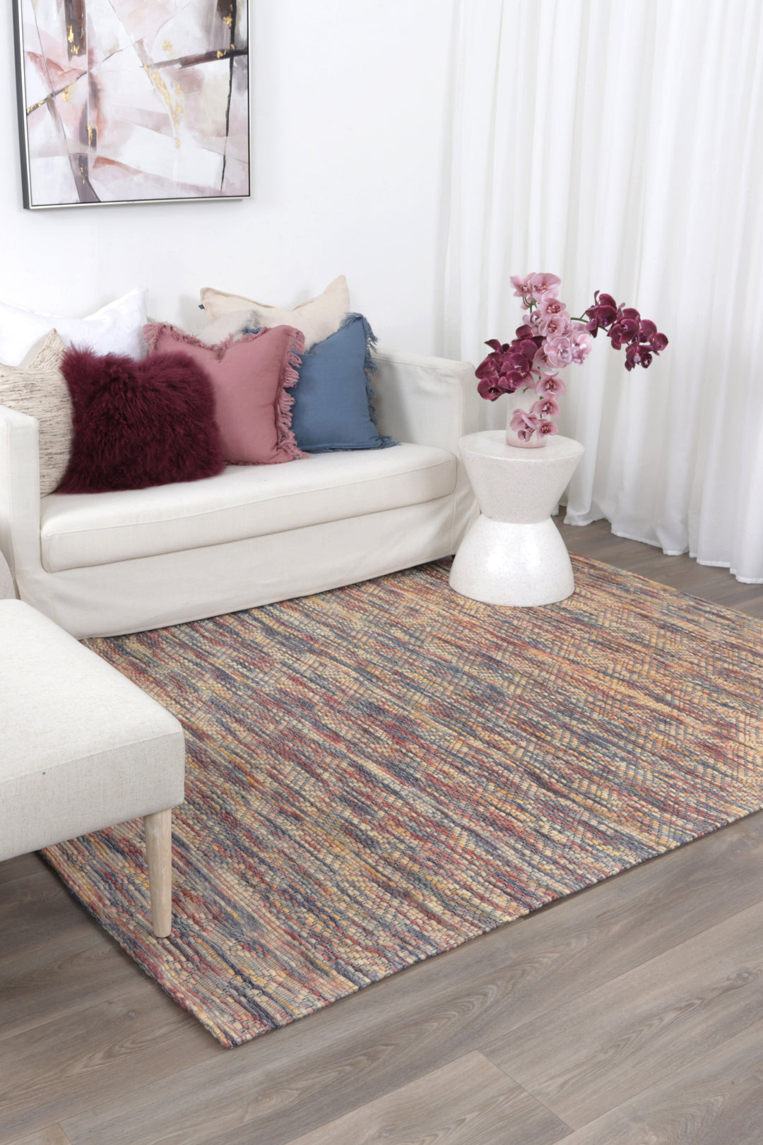 Copacabana Chevron Multi Wool Rug - 4MULT – Brand Ventures Pty Ltd