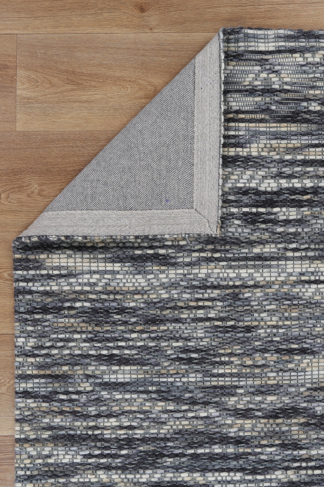 Copacabana Chevron Stone Wool Rug - 4STON