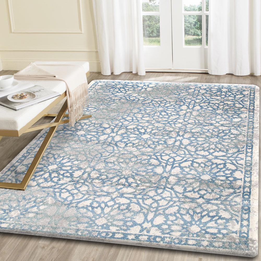 Demask Rugs Matisse Blue Demask Rug - 15918 630 – Brand Ventures Pty Ltd