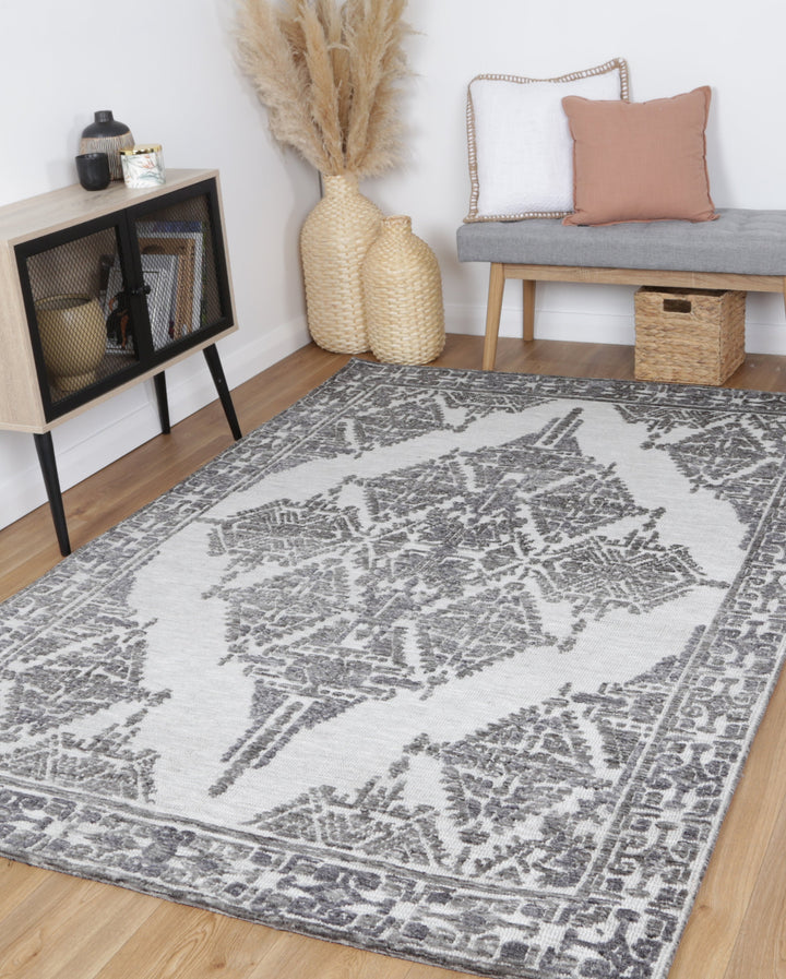 Amritsar Ornamental Grey Rug - AMRI3GREY