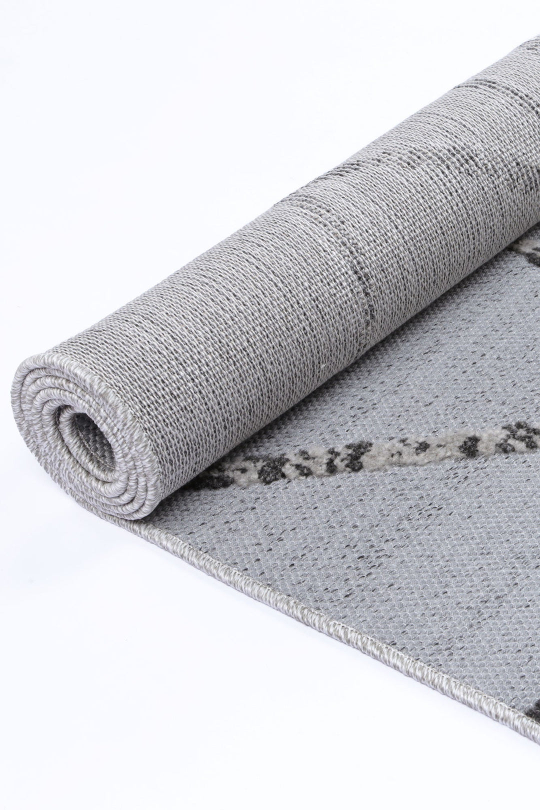 Ares Sparta Geomteric Grey and Ash Rug - 06