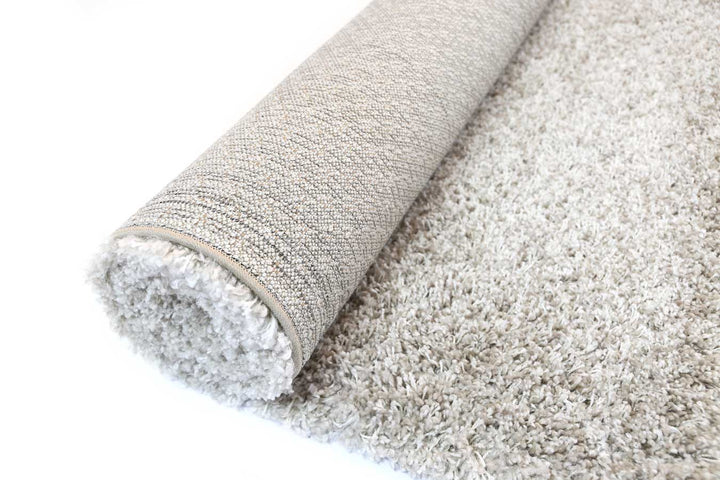 Austin Beige Cream Shaggy Rug - 5500 65