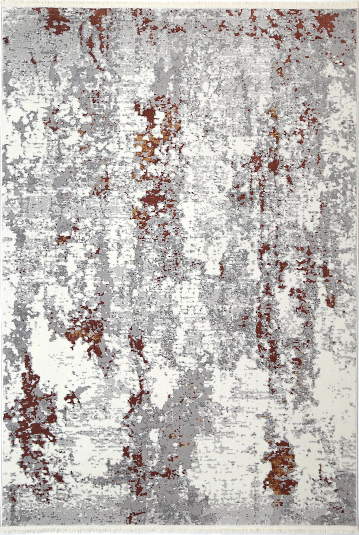 Bohemian Paradise One Modern Grey Terracotta Rug - 01GTER