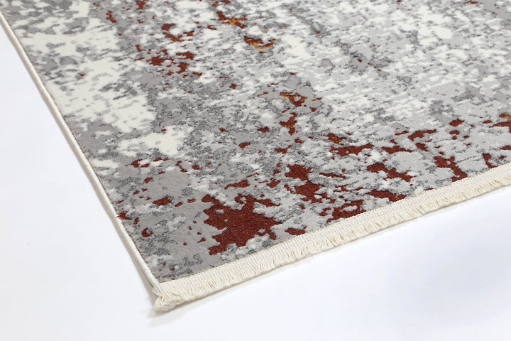 Bohemian Paradise One Modern Grey Terracotta Rug - 01GTER