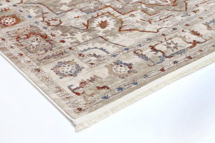 Bohemian Paradise Medalion Beige Multi Rug - 05BMUL