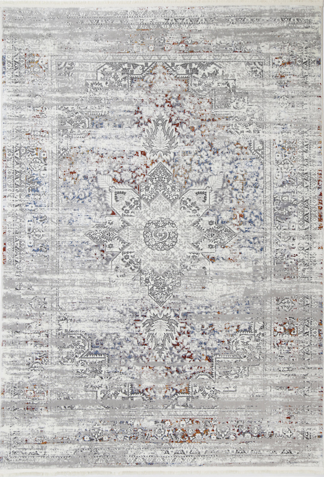 Bohemian Paradise Medalion Grey Multi Rug - 06GMUL
