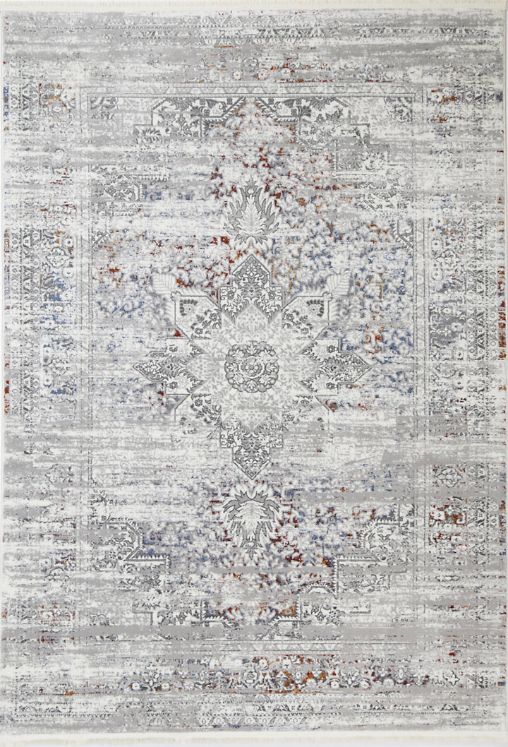 Bohemian Paradise Medalion Grey Multi Rug - 06GMUL
