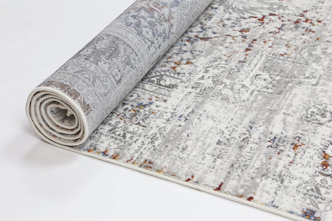 Bohemian Paradise Medalion Grey Multi Rug - 06GMUL